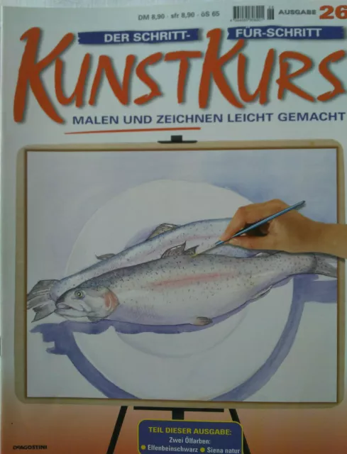 Ausgabe 26, Der Schritt-für-Schritt Kunstkurs, Malen und Zeichnen leicht gemacht