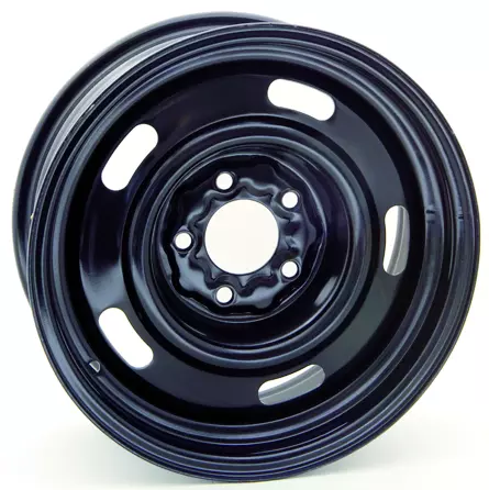 One Wheel Fits 1994 Lincoln Town Car Touring Edition Steel Wheels Black 15x6 5x1