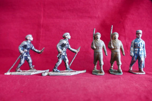 Plomb creux 2 Officiers de la Marine Française WWI