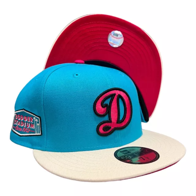 NEW ERA LOS Angeles Dodgers 59FIFTY Fitted Hat Dodger Stadium Side Patch Size 8 EUR 43,66