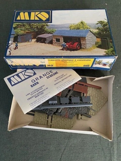Maquette MKD HO Auberge Fleurie – Kit Non Assemblé – Réf 662 – Édition Limitée