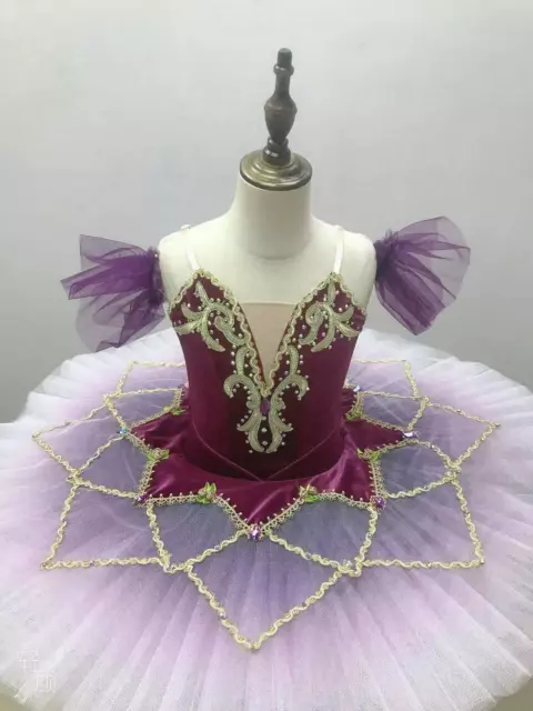 2022 New Ballet Skirt Professional Classical Pancake Tutu Costumes Dance Dress