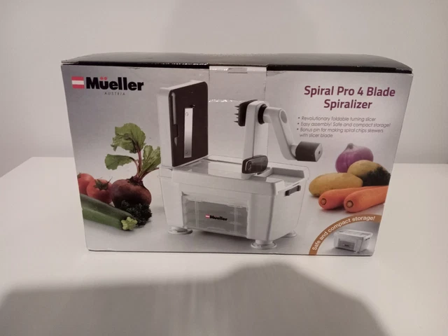 Nuevo espiralizador Mueller Spiral Pro 4 hojas