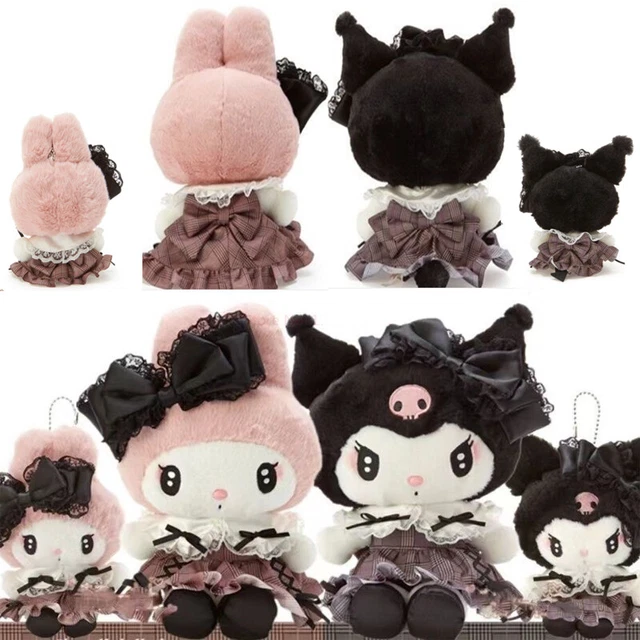 Sanrio Kuromi My Melody Plush Stuffed Doll Cute Sofa Pillow Dark Gothic Lace Toy