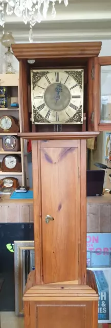 Ephram Dyer  of "Bideford" 30hr single hand Grandfather Clock 2