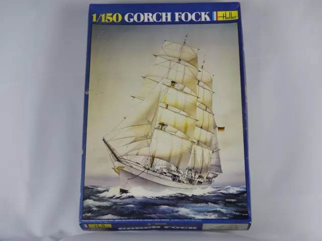 Maquette Navire a voile 806 1/150 Heller. Gorch Fock 60 CM kit état neuf.