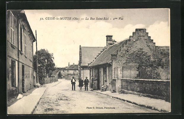CPA Cuise-la-Motte, La Rue Saint-Eloi