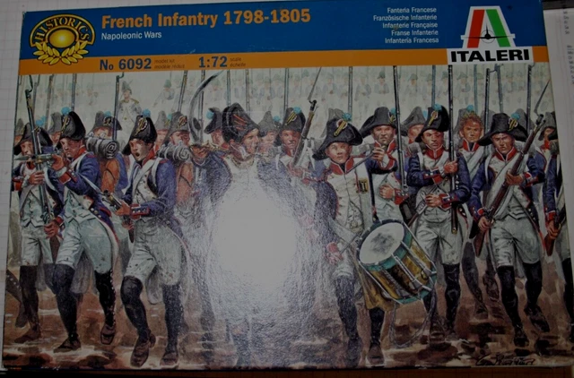 RARE 6092 ITALERI 1/72 INFANTERIE FRANÇAISE Napoléon Pièce de