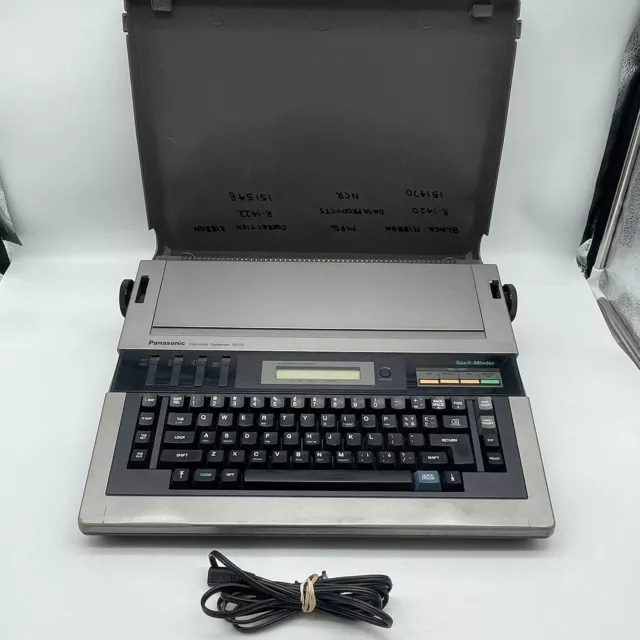 Panasonic Electronic Typewriter R310 Portable Electric Needs Ribbon Tested Works