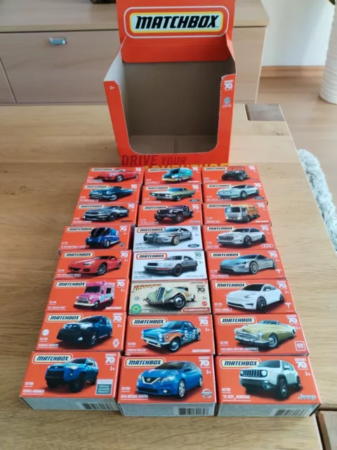 24 Seltene Matchbox Power Grabs Spielzeug Auto.70 Jahre Matchbox Special Edition