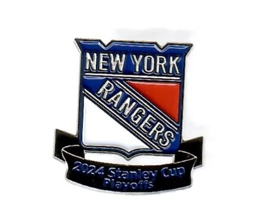 New York Rangers 2024 Stanley Cup Playoffs Enamel Lapel Pin Nhl Hockey ...