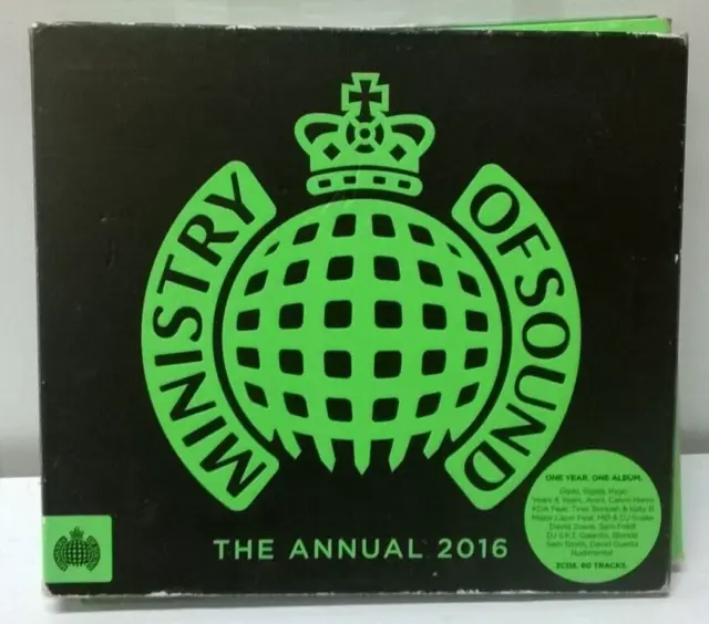 Ministry of Sound Annual 2016 by Various Artists CD (2015) 3 Disc Set music