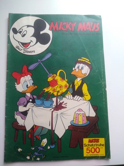 Micky Maus heft Nr. 5 von 1970 mit Sammelbild + Schnipp