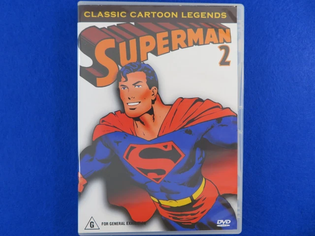 SUPERMAN 2 - Classic Cartoon Legends - DVD - Region 4 - Fast Postage