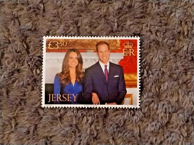Jersey Stamps 2011 Royal Wedding Prince William And Catherine