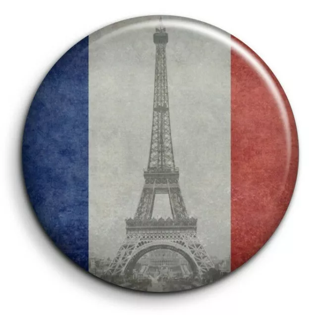 Culture France tour eiffel 4 Paris - Badge Epingle 38mm Button Pin