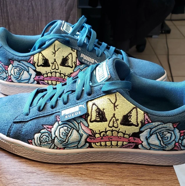 Puma suede deals classic skull