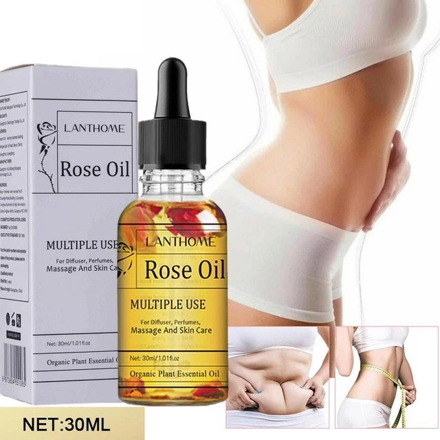 Aceite esencial de rosa compuesto hidratante aceite para masaje cuidado de la conformación;