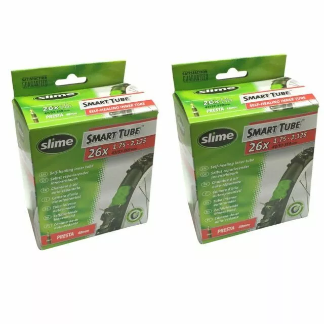 Slime Smart Tube 26 x 1,75-2,125 (47/57-559 mm) Paar