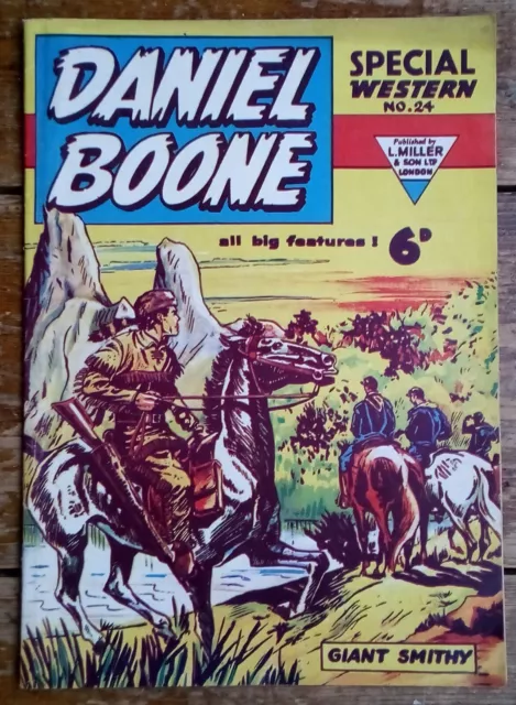 Daniel Boone Number 24 L Miller And Son Publisher 1950s