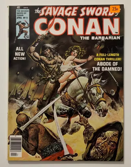 Savage Sword of Conan #11 (Marvel 1976) Bronze Age NM condition issue.