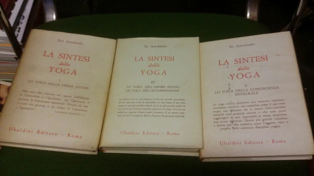 Sri Aurobindo, La sintesi dello Yoga, 3 volle, , Ubaldini Editore 1969-70, 2a23 Sri Aurobindo, La sintesi dello Yoga, 3 volle, , Ubaldini Editore 1969-70, 2a23