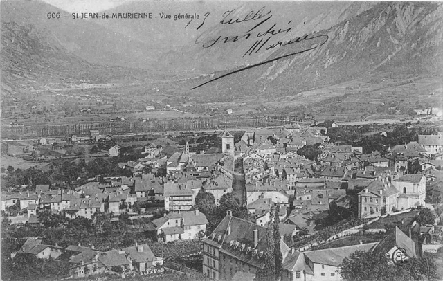Cpa 73 Saint Jean De Maurienne General View