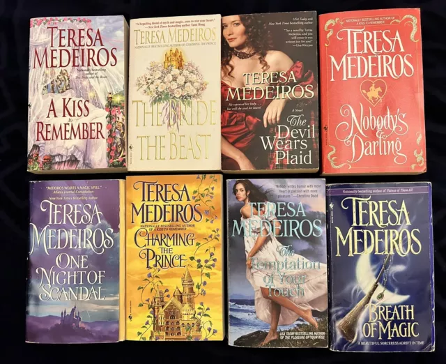BIG Lot of 8 Historical Romance Books By Teresa Medeiros