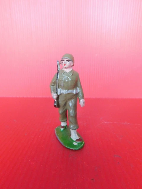 3 petits soldats Quiralu, Armée coloniale, nouba des tirailleurs algériens au défilé, échelle 1/32