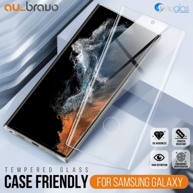 For Samsung Galaxy S24 S23 Plus S22 Ultra NUGLAS Tempered Glass Screen Protector