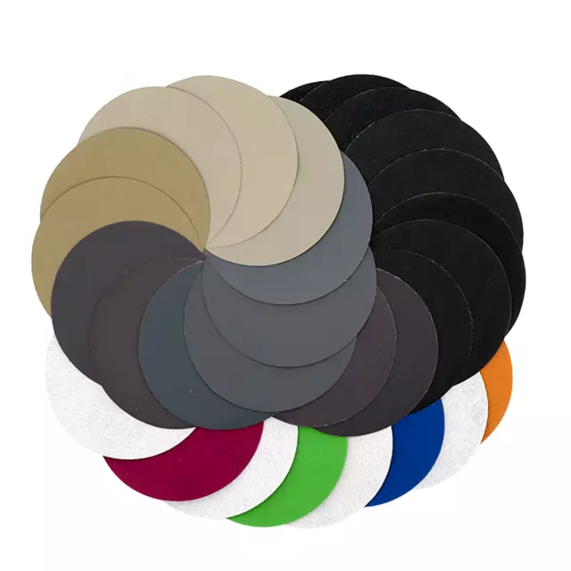 5" (125mm) Hook and Loop Sanding Disc 60#-10000# Grit Wet/Dry Sandpaper Pads