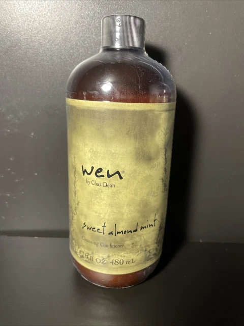 Wen Chaz Dean Sweet Almond Mint Cleansing Conditioner Shampoo 16 oz NO PUMP
