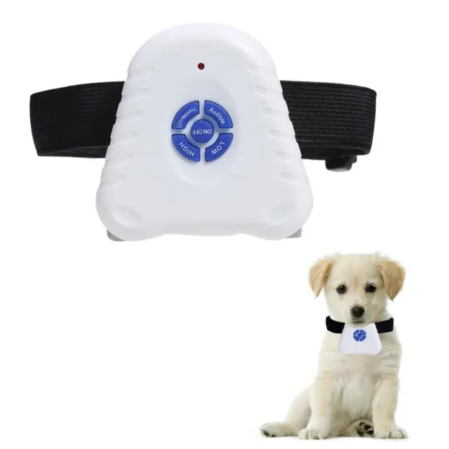 Ultrasonic Anti Barking Control Collar Adjustable Stretch Dog Training 2