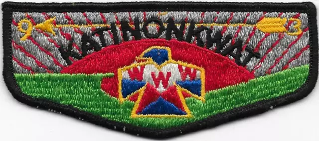 S3 Katinonkwat Lodge 93 Order of the Arrow OA Flap Boy Scouts of America BSA