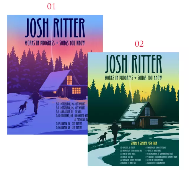 Josh Ritter 2024 Shows Poster