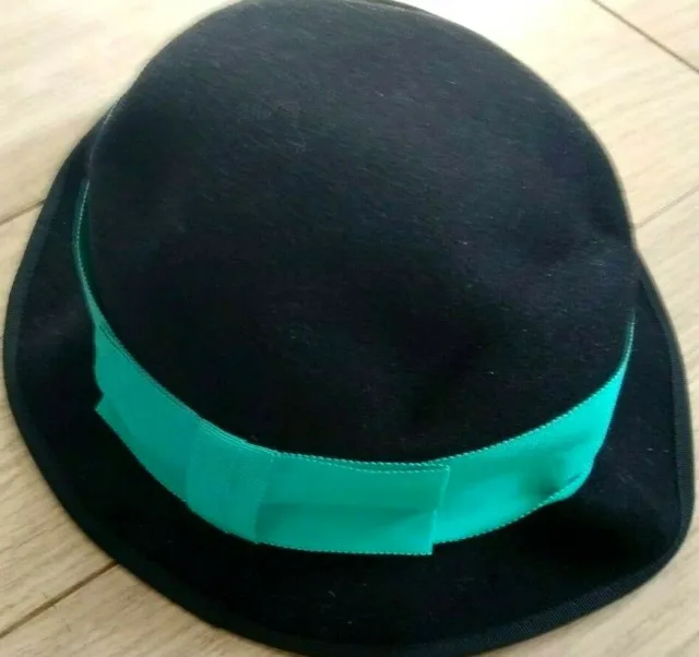 Black Felt Hat Size Large