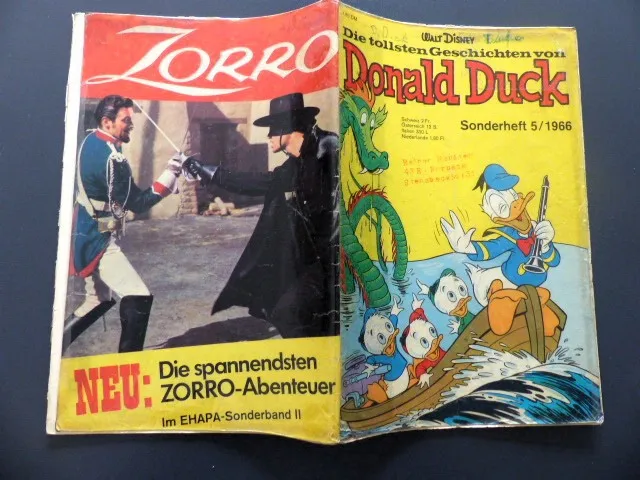 Die tollsten Geschichten von Donald Duck Sonderheft 5/1966 -Erstausgabe -