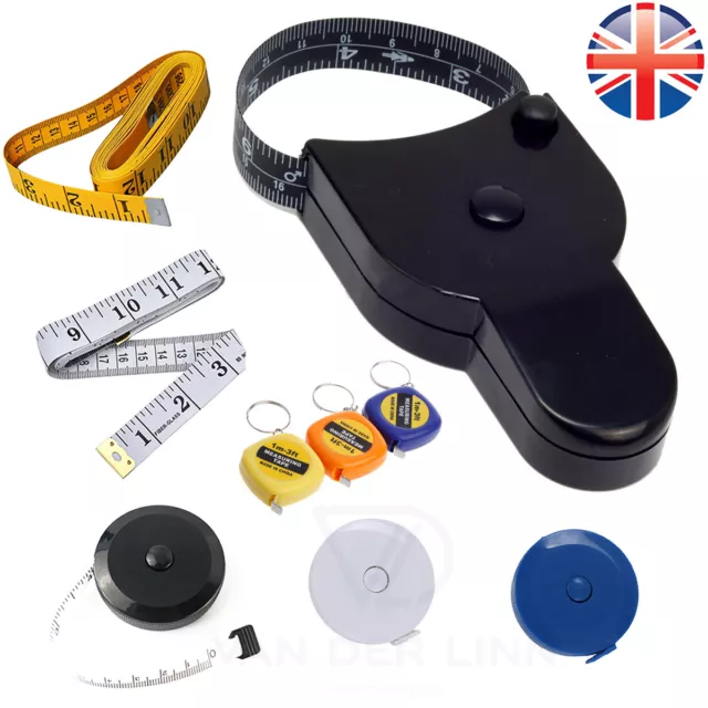 MEASURING TAPE BODY WAIST WEIGHT HEIGHT DRESS FABRIC SEWING TAILOR RULER  CLOTH