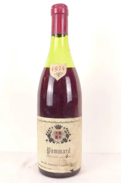 pommard henri nié  rouge 1974 - bourgogne