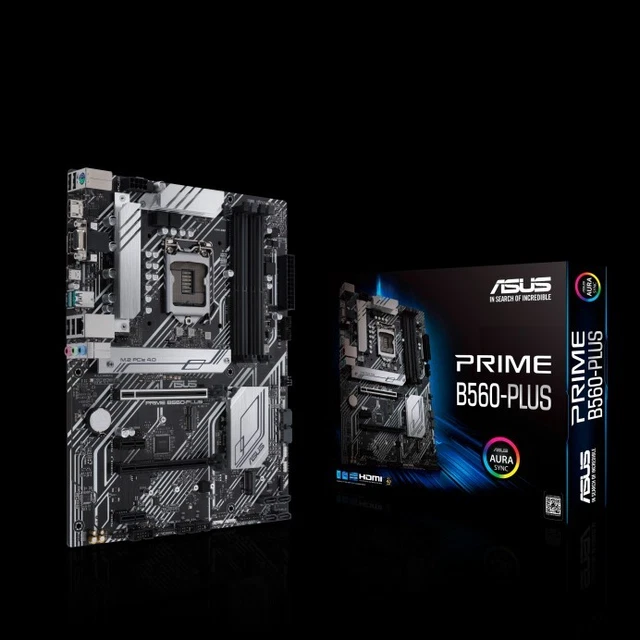 ASUS PRIME B560-PLUS motherboard LGA1200 ATX Pcie 4.0 £52.60 - PicClick UK