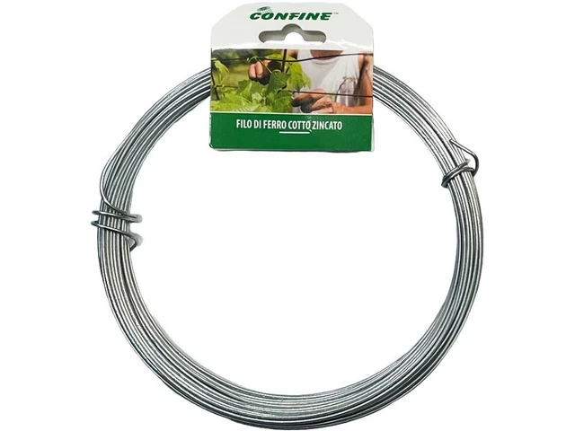 Fil De Fer Galvanisé 2.2mm X 166m - Rouleau 5KG Pour Jardin Et Clôture