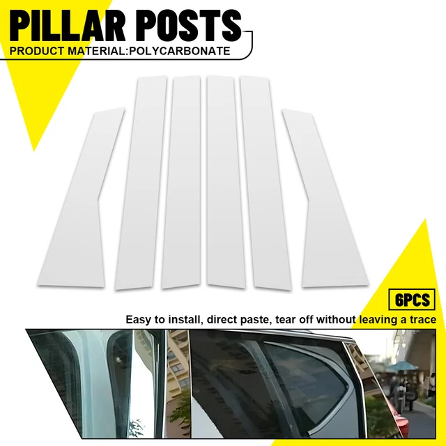 Lot De 2 Autocollants Pour Pilier B De Voiture - Décorations Personnalisables En Vinyle Imperméable - Taille 30,5 X 54,6 Cm