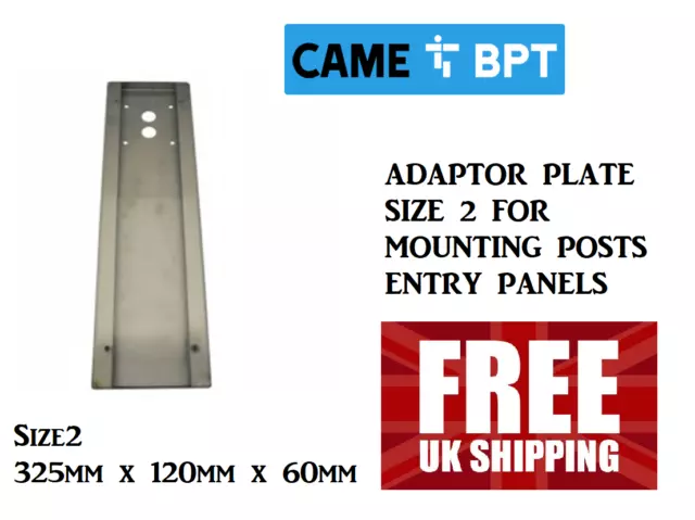 Piastra adattatore CAME BPT per pali di montaggio pannello di ingresso - taglia 2