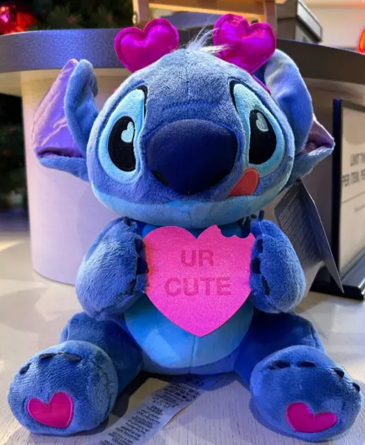 NEW 2024 LILO & Stitch Stitch Valentine's Day Heart Ur Cute Candy Plush