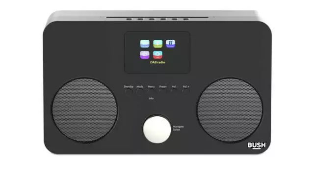 Bush All-In-One CD DAB Bluetooth Aux In Micro System 1400654 R