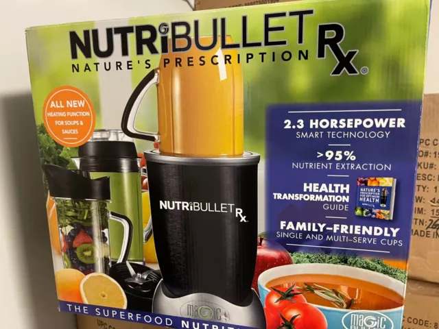 NutriBullet Rx Blender, Black, medium Used 