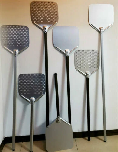 Aluminium Pizza Peler Pelle Avec Poignée en Bois pour Cuisson Gâteau Pain Outil