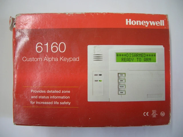 Teclado personalizado Honeywell 6160 alpha