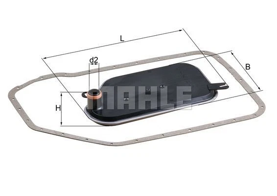 Knecht Mahle Filtro Olio Cambio Automatico Con Guarnizione Adatto Per Audi A4 A6 A8