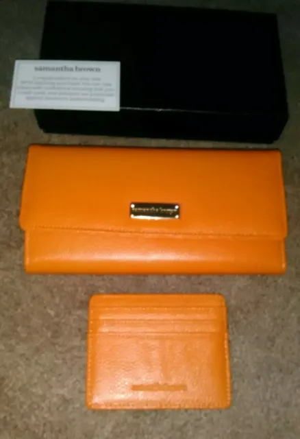 Women's Wallet By Samantha Brown * Brand New! * RFID Blocking, Many Compartments